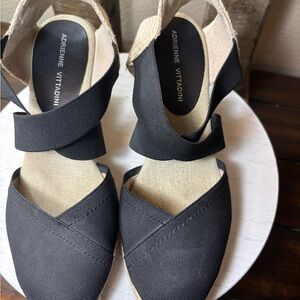 Adrienne Vittadini Black Women's Sandals